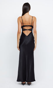 ASHTON CUT OUT MAXI DRESS - BLACK