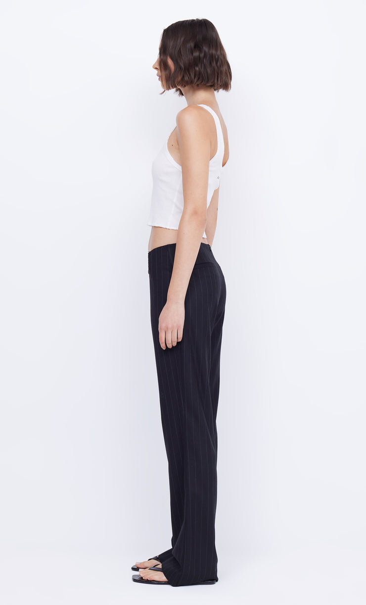 BELINDA PANT - CHARCOAL/IVORY