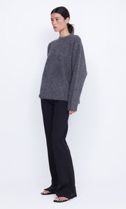 Brice Knit Jumper in Charcoal by BEC + BRIDGE