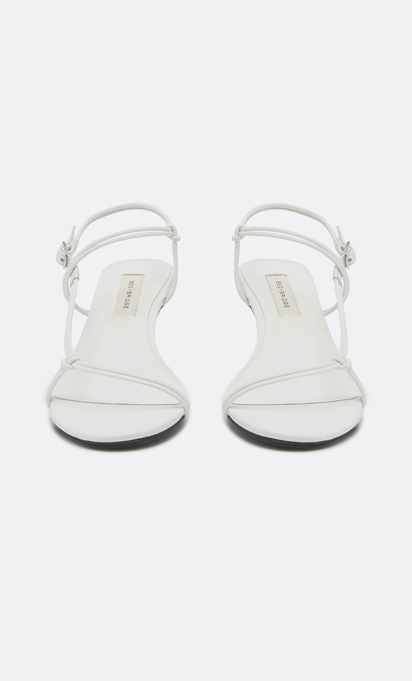 CARMEN HEEL - WHITE