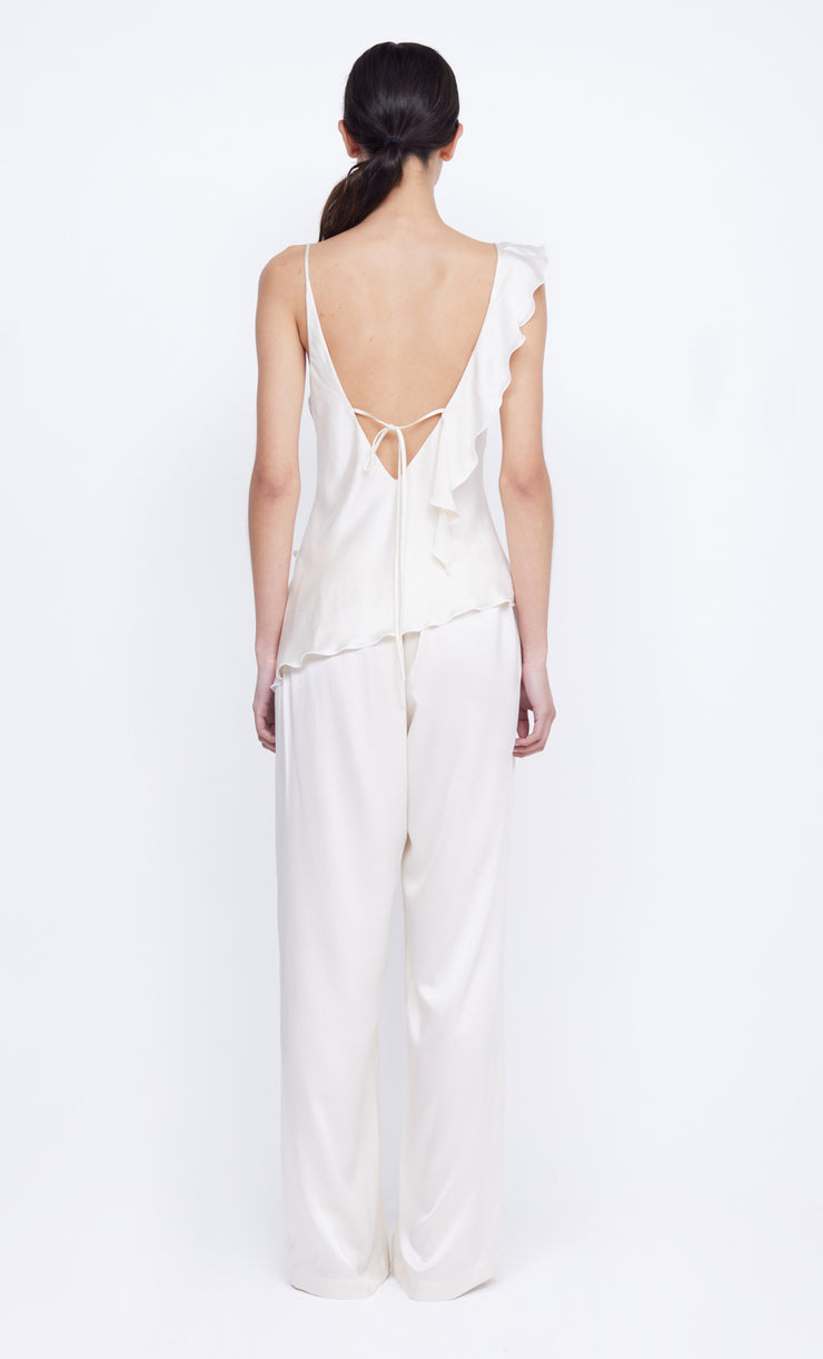 Chantilly Silk Frill Cami in Ivory by Bec + Bridge