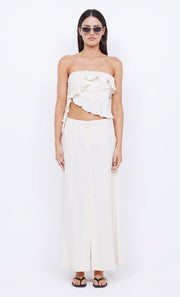 COASTLINER MAXI SKIRT - CREAM