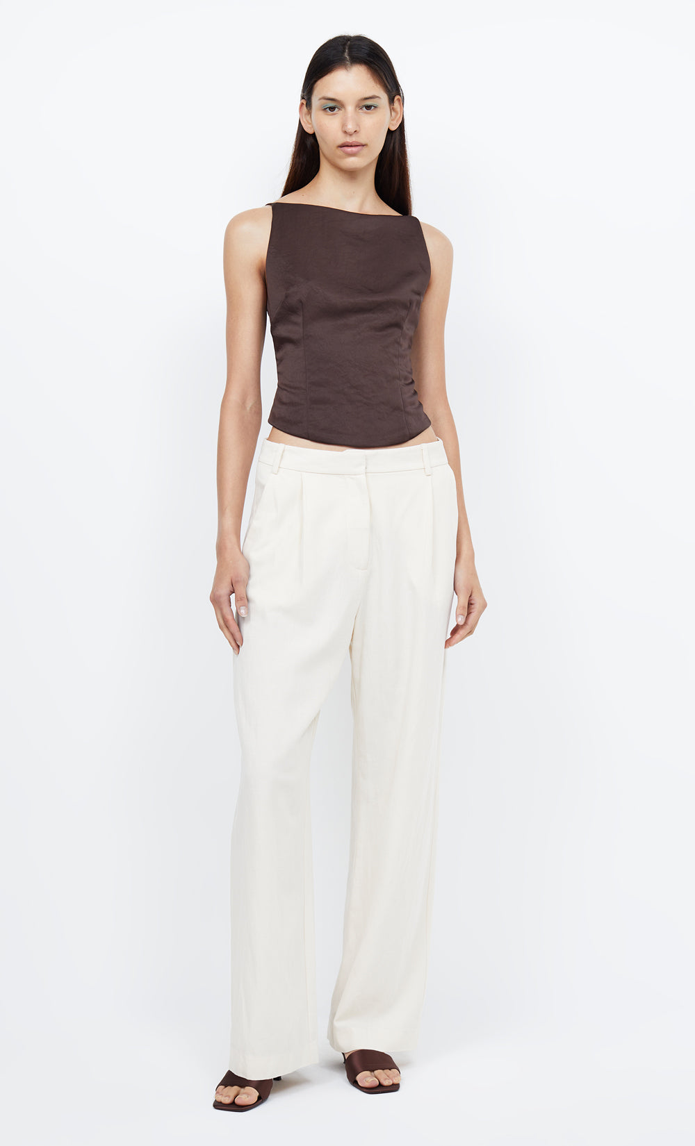 COASTLINER PANT - CREAM – BEC + BRIDGE AU