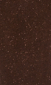 DELFINA SEQUIN TUBE SKIRT - CHOCOLATEOLATE