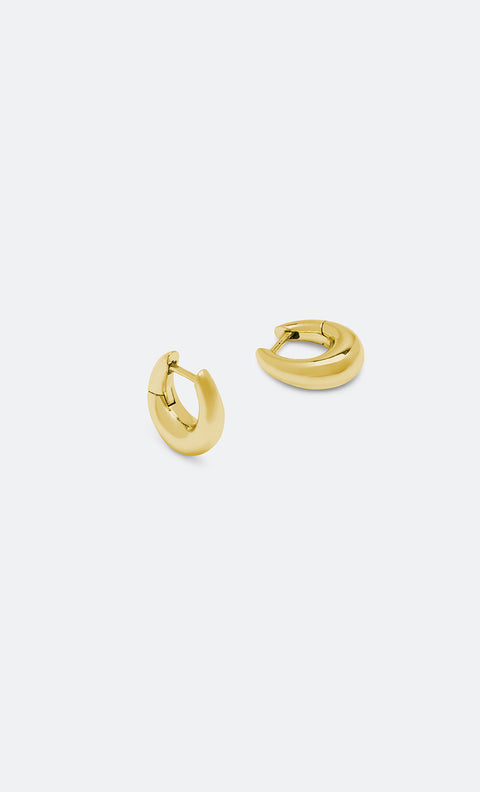 Eloise Small Huggies in Gold by Bec + Bridge