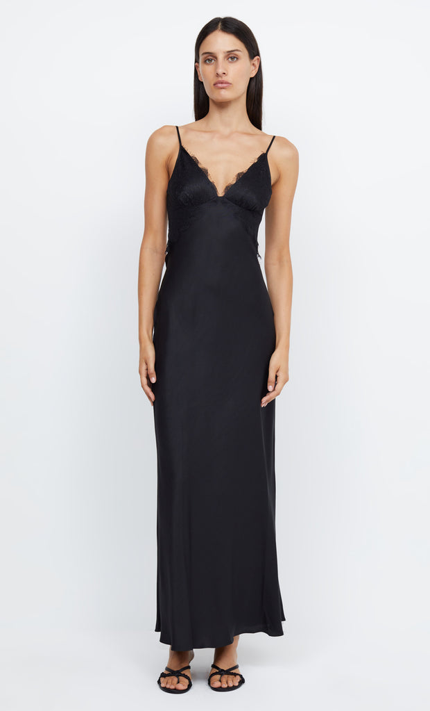 EMERY LACE MAXI DRESS - BLACK