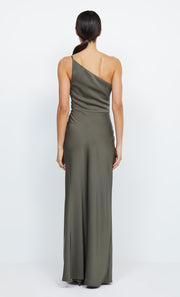 Eternity Asym One Shoulder Bridesmaid Dress in Dark Willow by Bec + Bridge