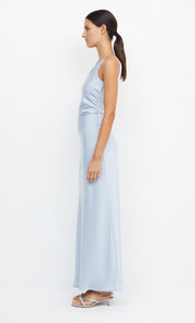 Eternity One Shoulder Asym Bridesmaid Dress in Dusty Blue by Bec + Bridge