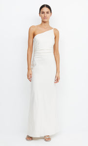 ETERNITY ASYM MAXI DRESS - CREAM