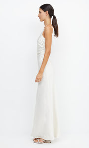 ETERNITY ASYM MAXI DRESS - CREAM