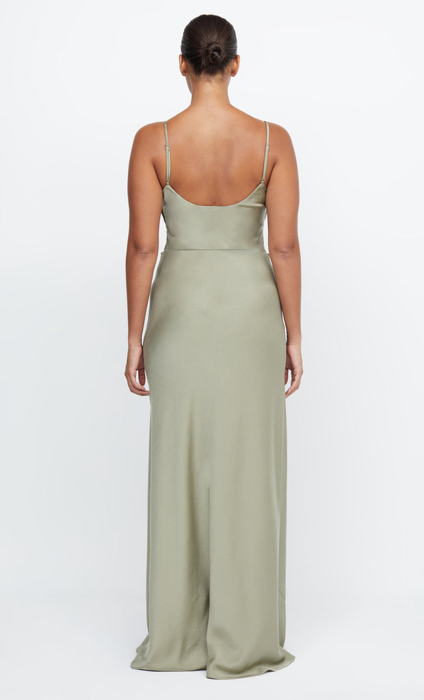 ETERNITY SCOOP MAXI DRESS - SAGE