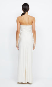 Eternity Strapless Eco Stretch Bridesmaid Dress in Cream White by Bec + Bridge