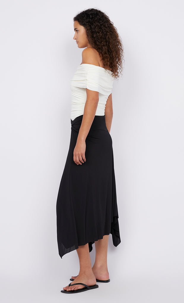 GIGI MIDI SKIRT - BLACK