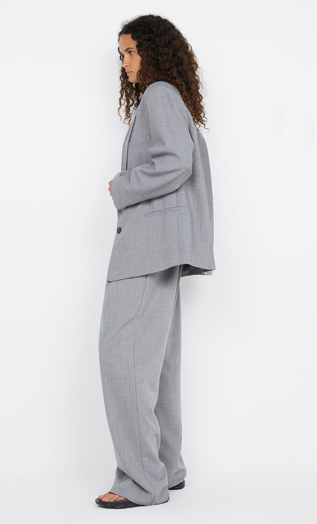 JORDIN BLAZER  - CHARCOAL WEAVE