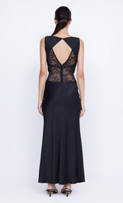 Juliette V Neck Maxi Dress in Black by Bec + Bridge