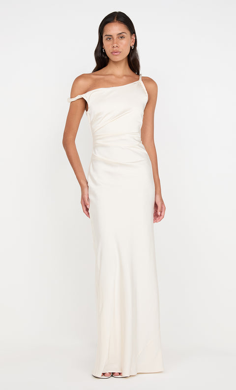 Lunetta Twist Strap Dress in Cream by Bec + Bridge Bridesmaid