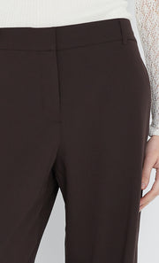 MANA STRAIGHT LEG PANT - DARK CHOC