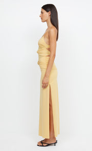 MONTANA TWIST MAXI DRESS - STRAW