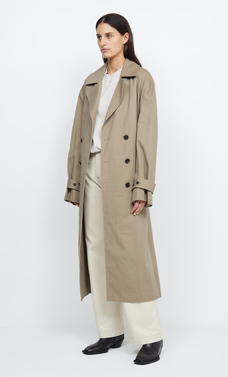 NATICE TRENCH COAT - DUNE
