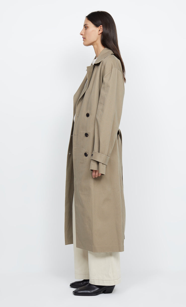 NATICE TRENCH COAT - DUNE