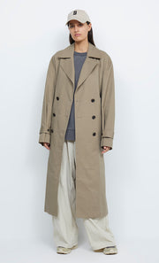 NATICE TRENCH COAT - DUNE