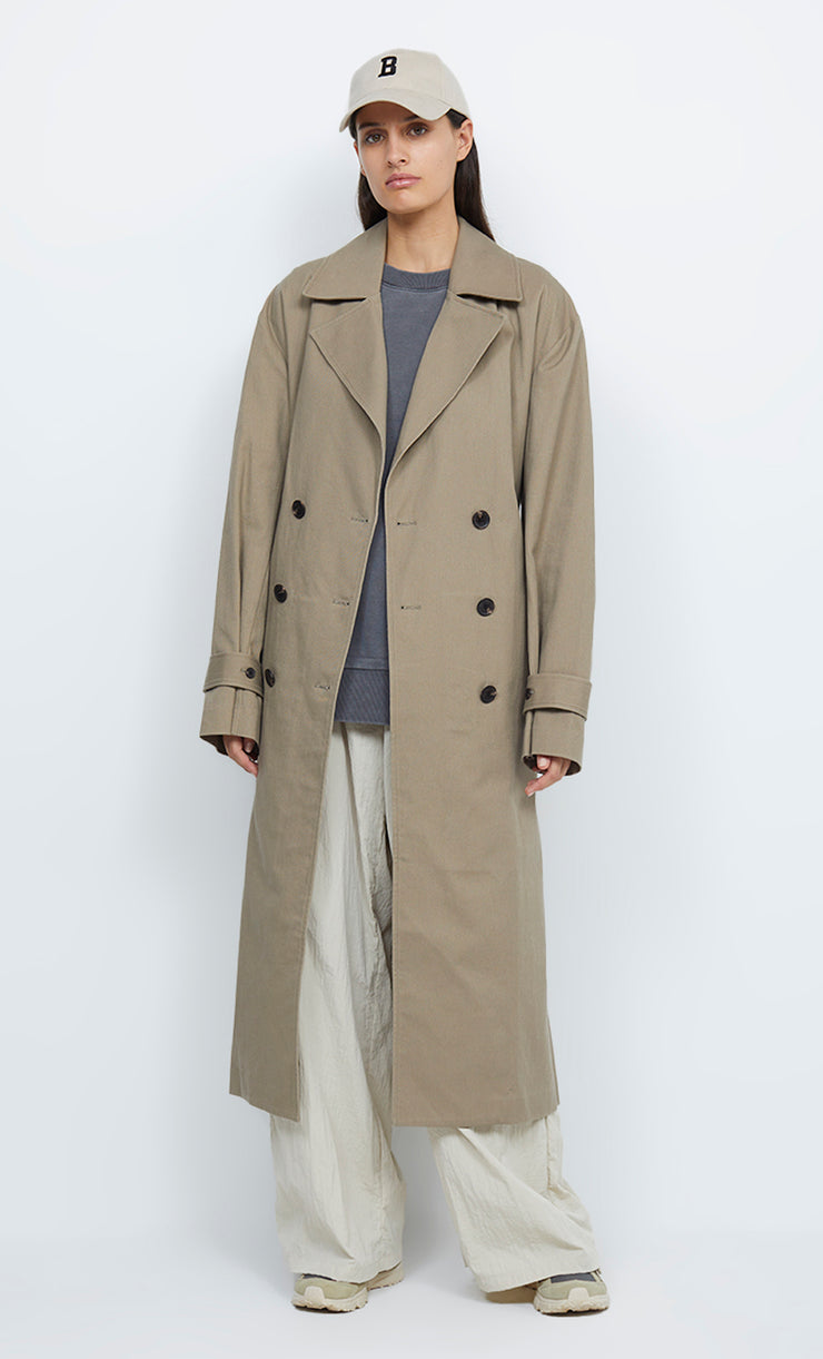 NATICE TRENCH COAT - DUNE