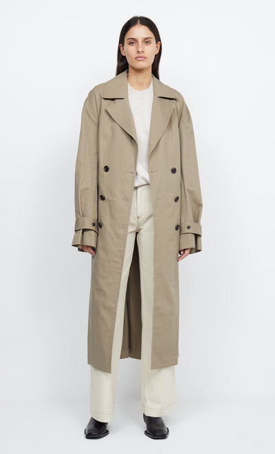 NATICE TRENCH COAT - DUNE