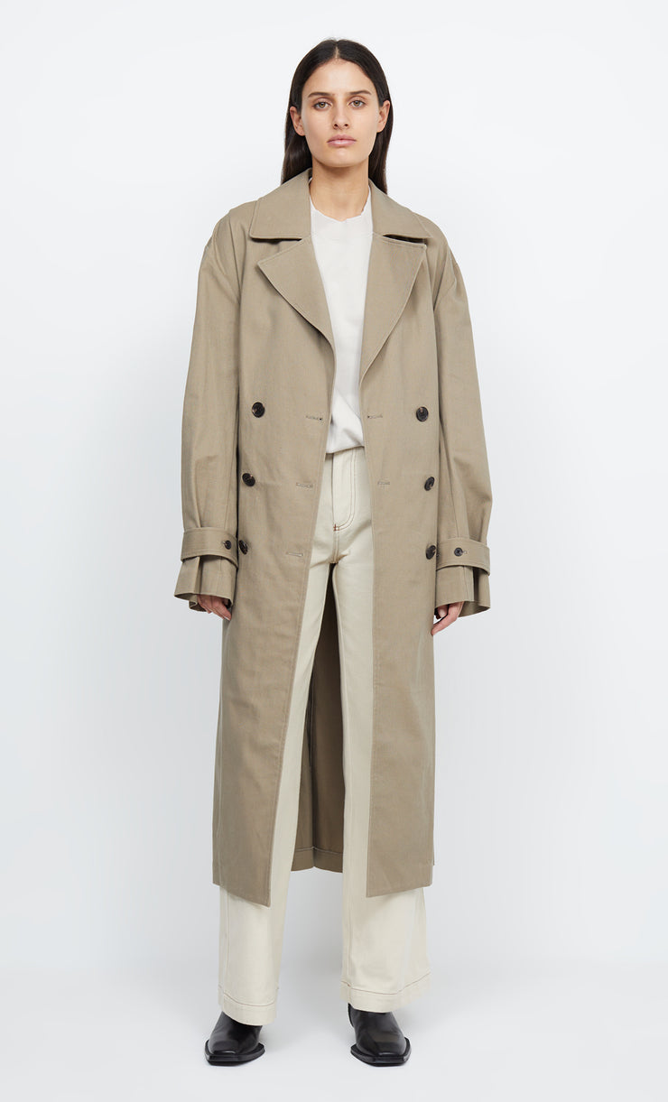 NATICE TRENCH COAT - DUNE