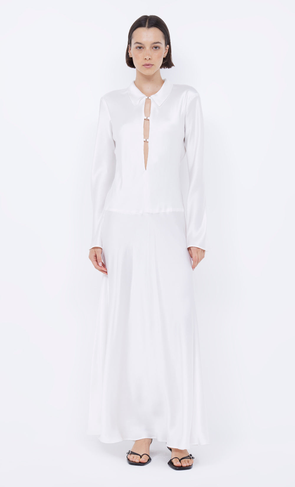 Orla Long Sleeve Maxi Dress in Ivory - BEC + BRIDGE – BEC + BRIDGE AU