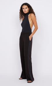 Oynx Stripe Pant in Aubergine by Bec + Bridge