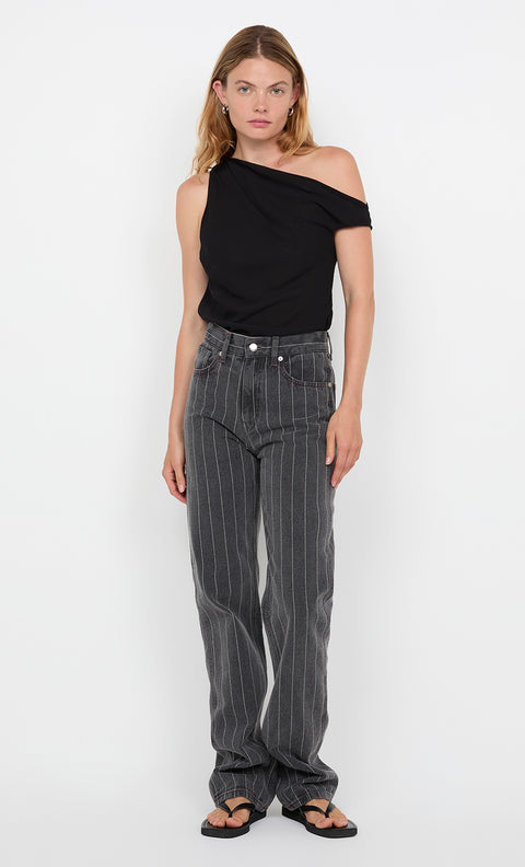 Rhone Drape Top in Black by Bec + Bridge