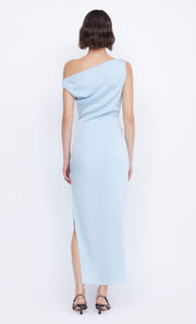 Rochelle Asym Bridesmaid Dress in Dolphin Blue by Bec + Bridge