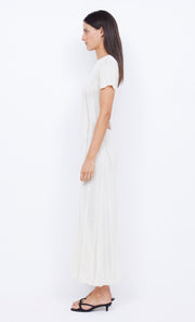 SAMMY CAP SLEEVE KNIT MAXI - IVORY