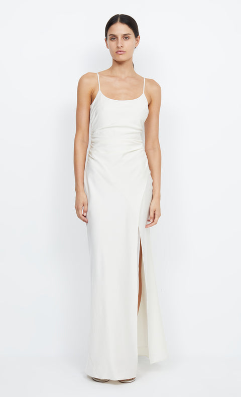 Eternity Scoop Neck Maxi Dress in Ivory Cream by Bec + Bridge