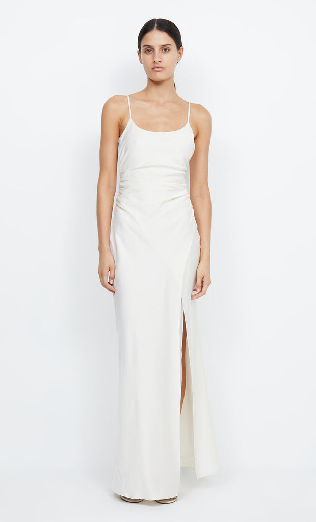 Eternity Scoop Neck Maxi Dress in Ivory Cream by Bec + Bridge