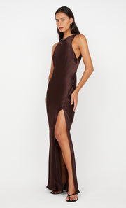 SOL MAXI DRESS - DARK CHOCOLATE