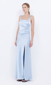 The Dreamer Square Neck Dress Bridesmaids in Dusty Blue by Bec + Bridge'
