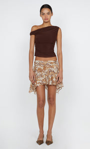 Victoria Asym Top in Chocolate by Bec + Bridge