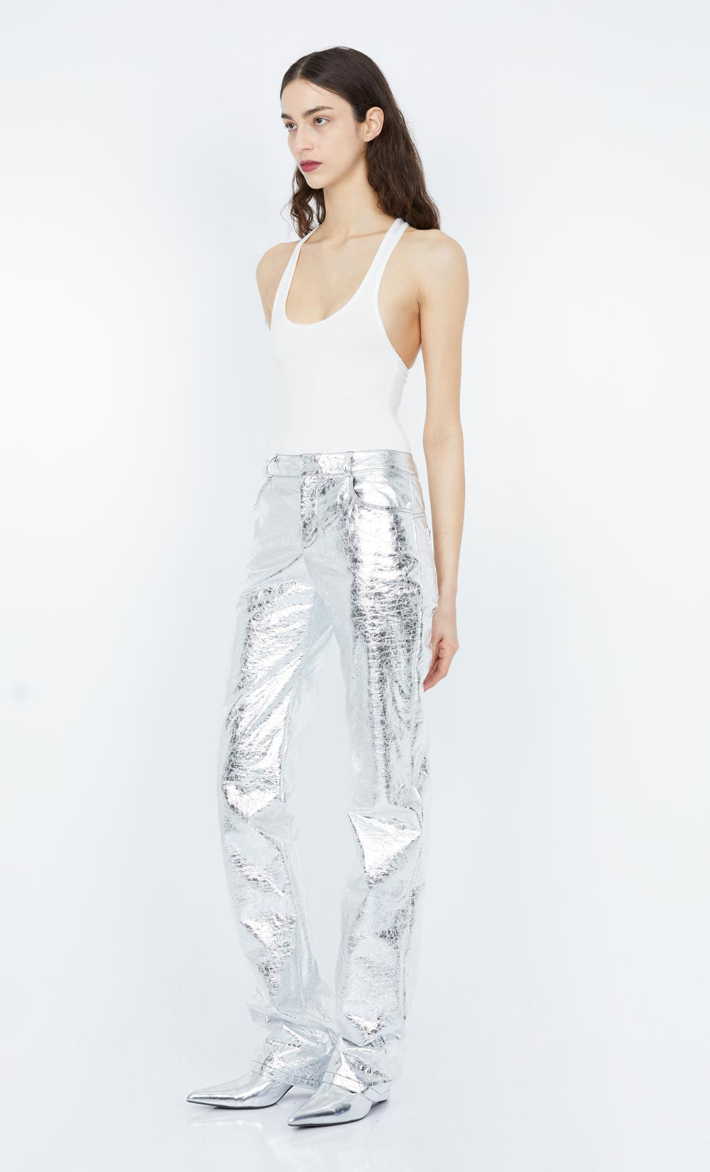 Xanthia Pant in Silver - BEC + BRIDGE – BEC + BRIDGE AU