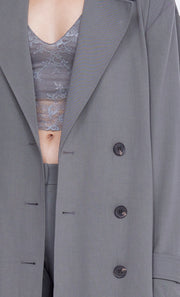 Yvonne Trench Coat in Elephant Grey by Bec + Bridge