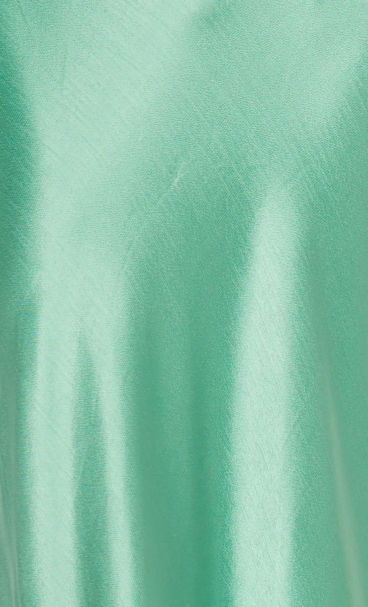 Zariah Halter Maxi Backless Dress in Green Apple by Bec + Bridge
