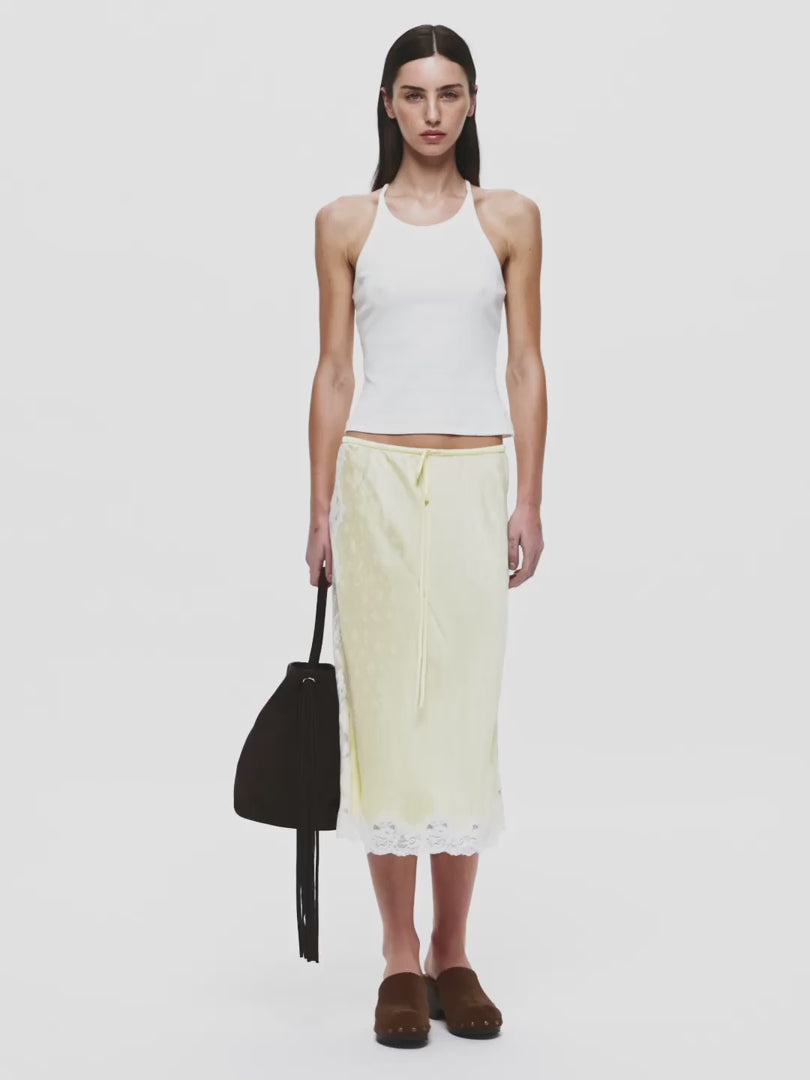 AZURI RACER BACK TOP - WHITE