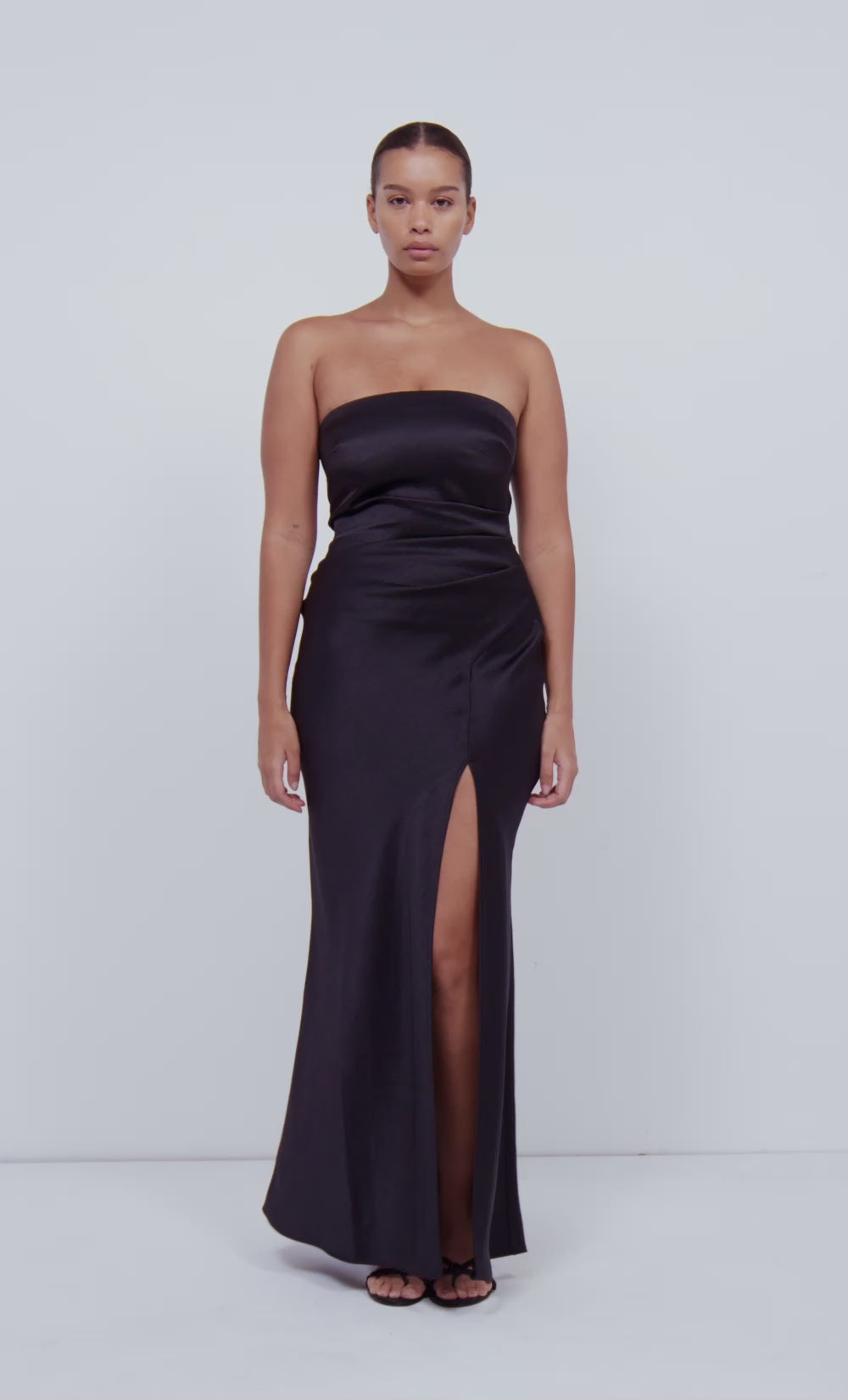 DREAMER SQUARE NECK DRESS - BLACK