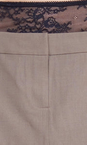 JEWEL MINI SKIRT - TOBACCO/BLACK