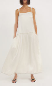ELYNA STRAP MAXI DRESS - IVORY