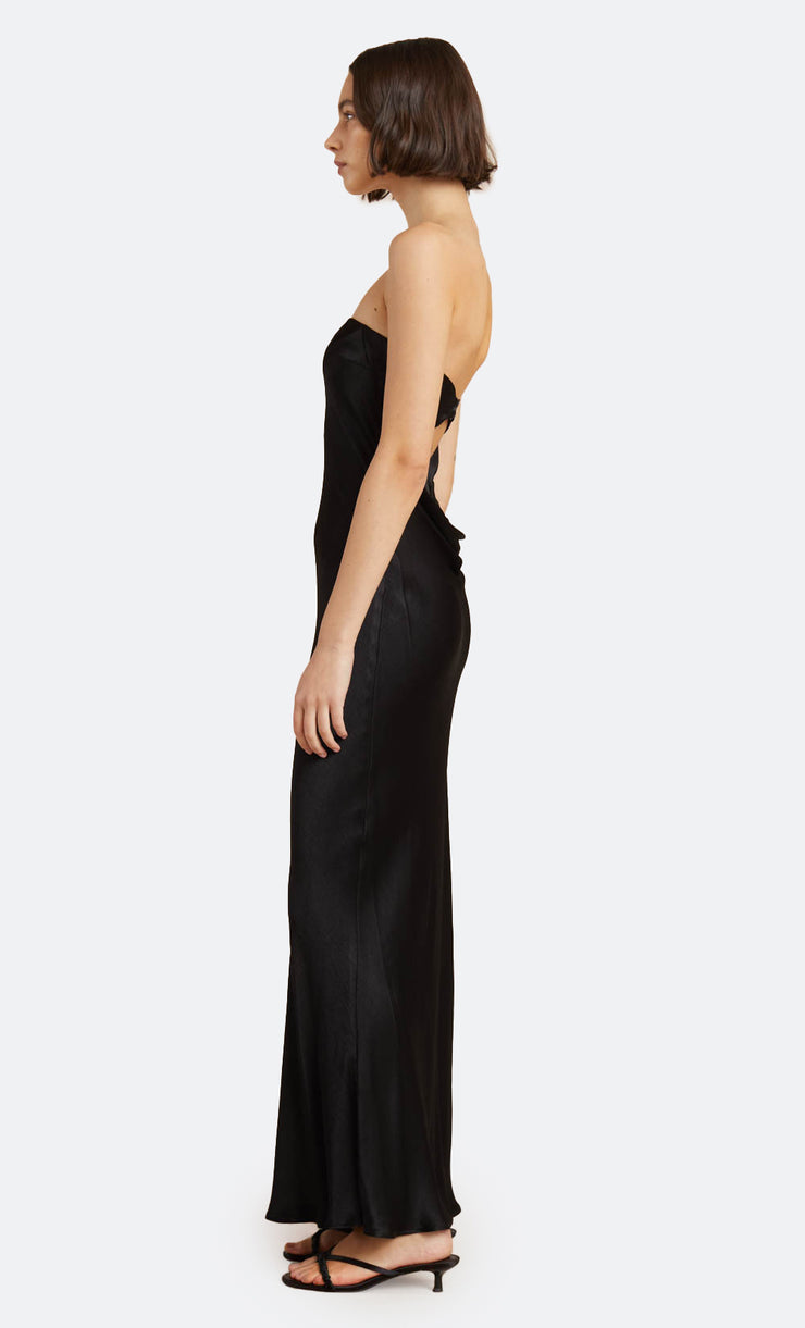 MOON DANCE STRAPLESS DRESS - BLACK – BEC + BRIDGE AU