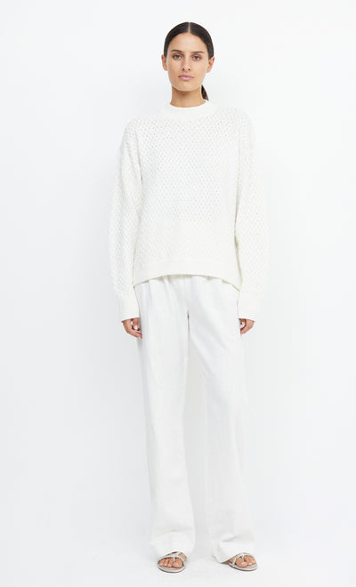 EFFIE KNIT JUMPER - IVORY