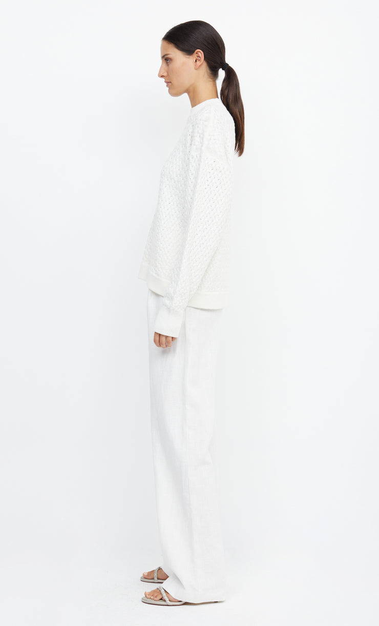 EFFIE KNIT JUMPER - IVORY