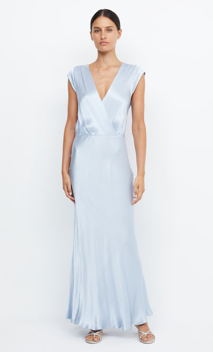 Moon Dance Maxi Bridesmaid Dress in Dusty Blue by Bec + Bridge