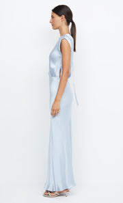 Moon Dance Maxi Bridesmaid Dress in Dusty Blue by Bec + Bridge